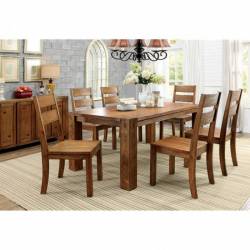 FRONTIER DINING TABLE+ 6 SIDE CHAIRS  CM3603T-GR7